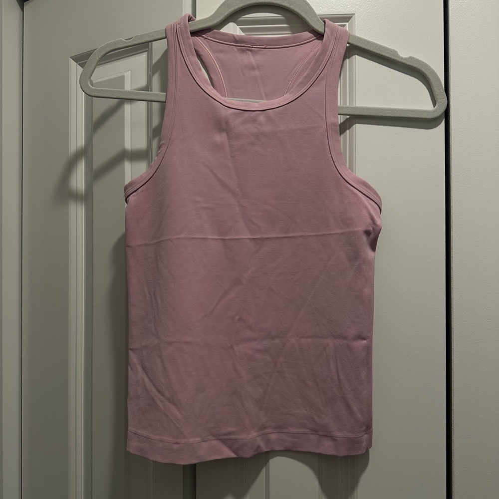 Lululemon Align Waist Length Racerback Tank Top- Pink Peony - Picture 3 of 4